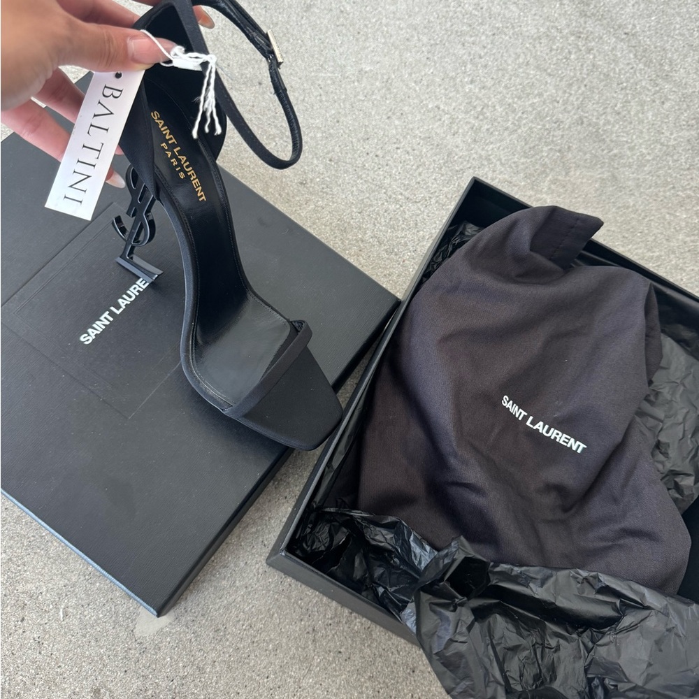 Yves Saint Laurent Black Heels - Picture 3 of 6